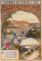 Poster advertising Luxembourg, c.1900 - pseudonym of Trinquier, Louis Trinquier-Trianon