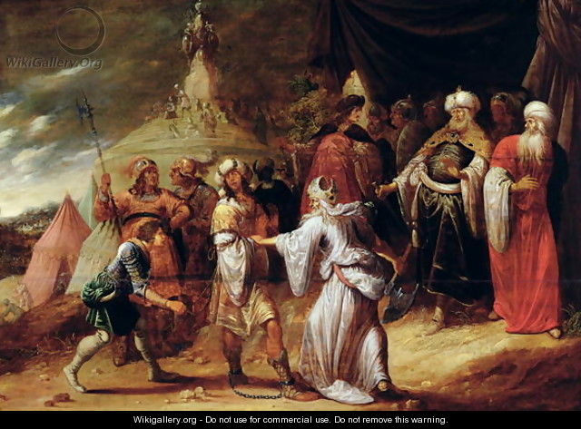 Samuel Killing Agag, King of the Amalekites - Rombout Van Troyen