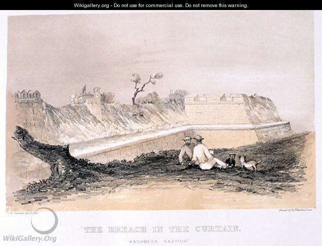 The Breach in the Curtain, published by T. McLean, 1858 - J.R. Turnbull
