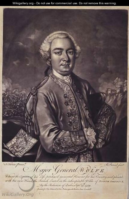 Major General Wolfe 1727-59 from The Life of General James Wolfe..., by Sir John Pringle, 1760 - F. Turin