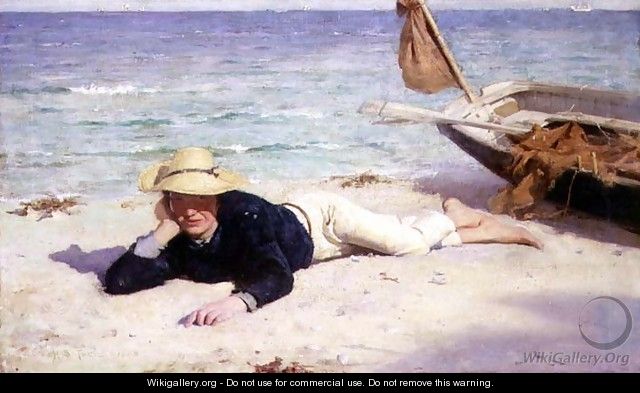 A Hot Summer Day, 1885 - Henry Scott Tuke