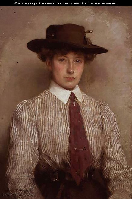 Portrait of Mrs Hamilton, 1909 - Henry Scott Tuke