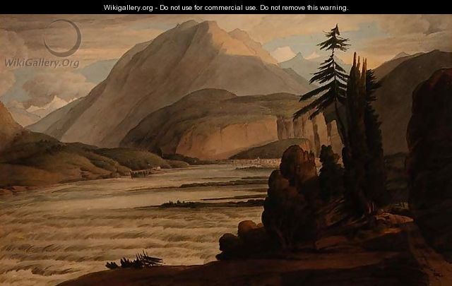 In the Valley of the Grisons, 1781 - Francis Towne