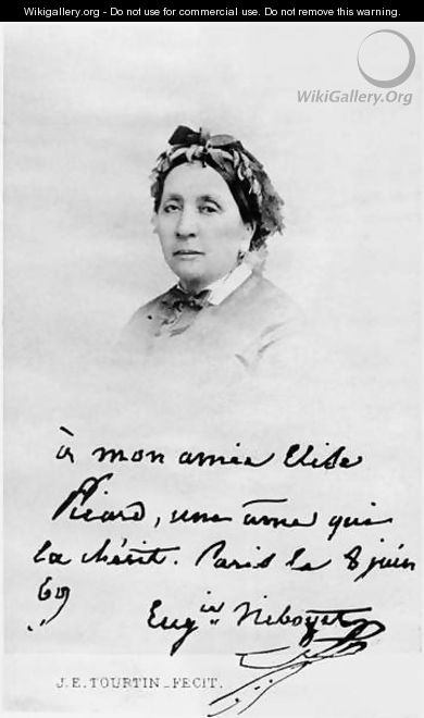 Eugenie Mouchon Niboyet 1799-1882 8th June 1869 - J. E. Tourtin