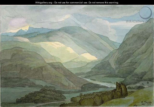 Rydal Water, 1786 - Francis Towne