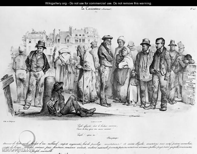 The Emancipated People, from La Caricature, engraved by Delaporte, 1831 - Charles Joseph Travies de Villiers