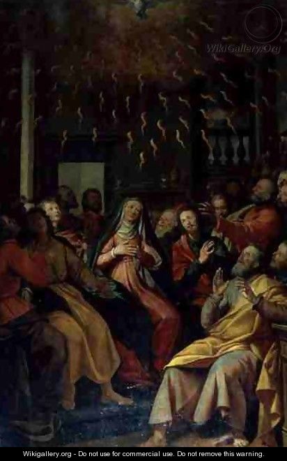 The Pentecost, c.1598 - Santi Di Tito