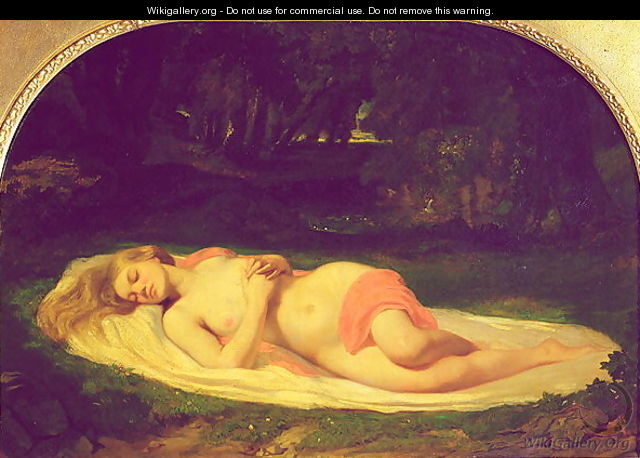 Sleeping Nymph, 1844-49 - Jean Baptiste Ange Tissier