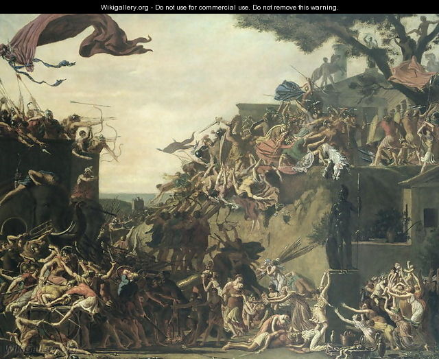The Siege of Sparta by Pyrrhus 319-272 BC 1799-1800 - Jean-Baptiste Topino-Lebrun