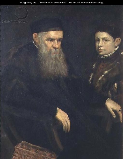 Old man and his servant, 1565 - Jacopo Tintoretto (Robusti)
