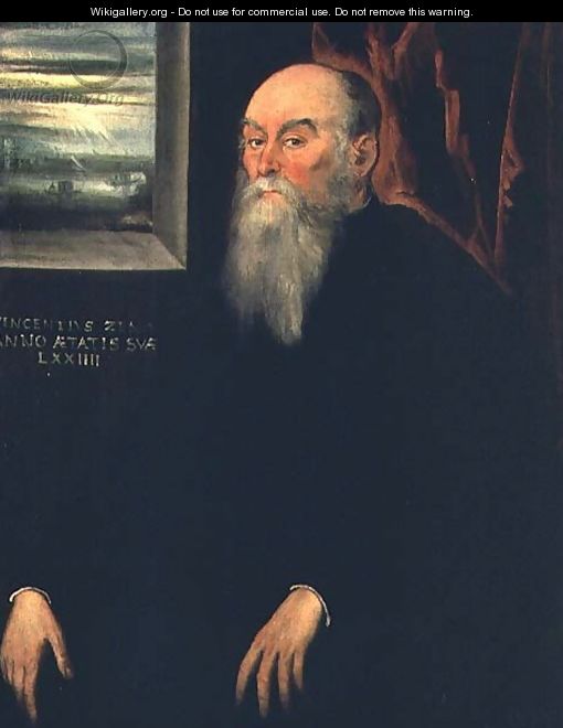 Portrait of Vincenzo Zeno - Jacopo Tintoretto (Robusti)