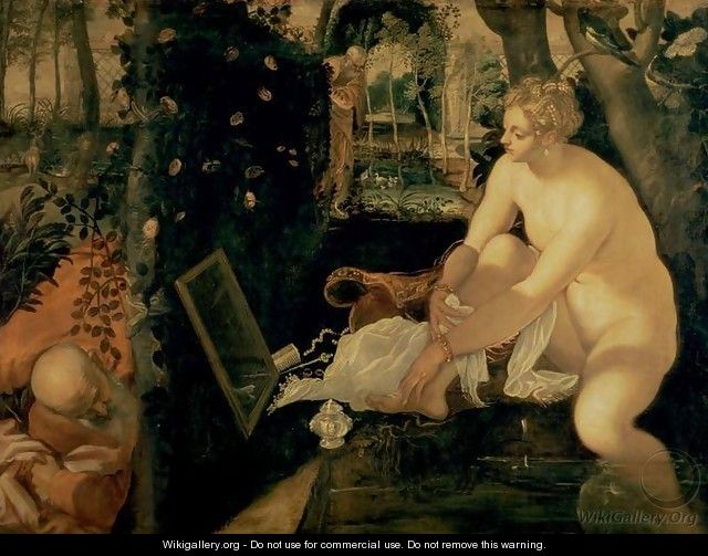 Susanna Bathing, 1555-56 - Jacopo Tintoretto (Robusti)