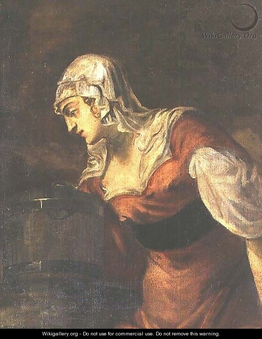 The Woman of Samaria at the Well, c.1560 - Jacopo Tintoretto (Robusti)