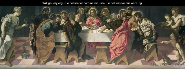 The Last Supper 3 - Jacopo Tintoretto (Robusti)