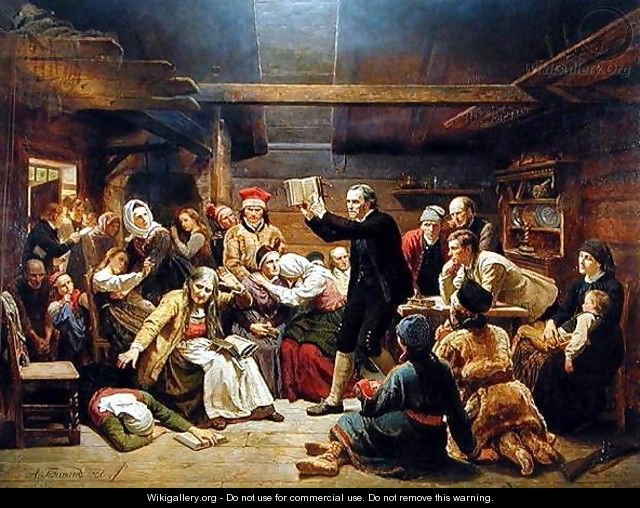 The Fanatics, 1866 - Adolph Tidemand