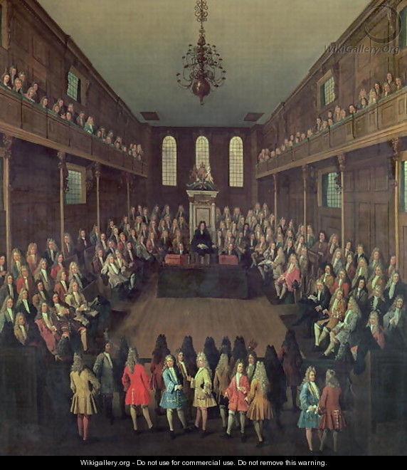 The House of Commons in Session, 1710 - Peter Tillemans