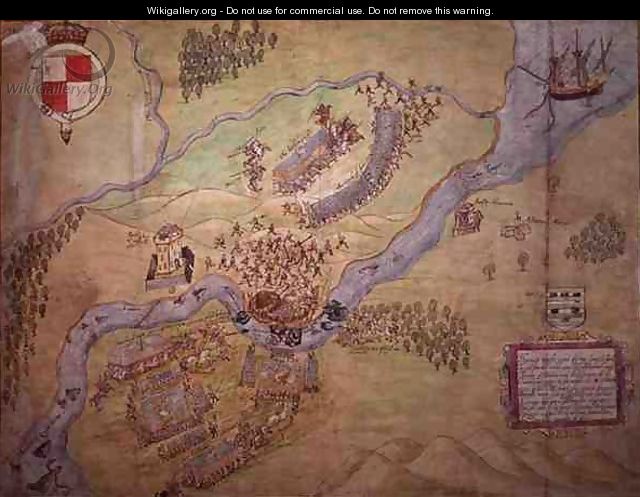 Aug I ii f.38 The Battle of Ballyshannon, 17th October 1593 - John Thomas