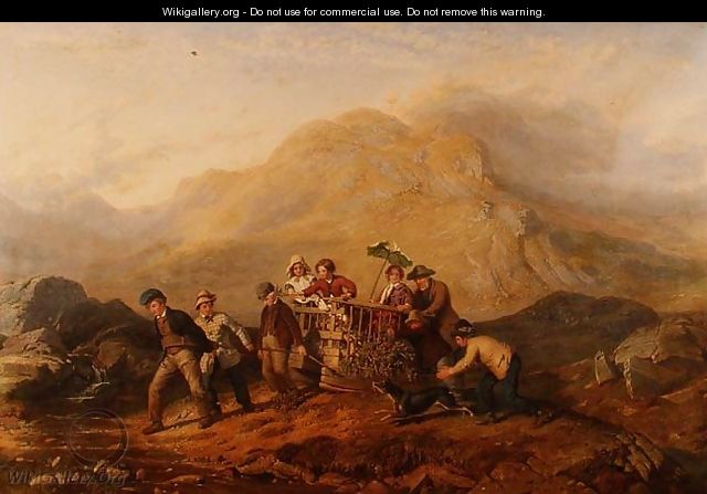 The Height of Ambition, A scene in the Mardale mountains - Jacob Thompson