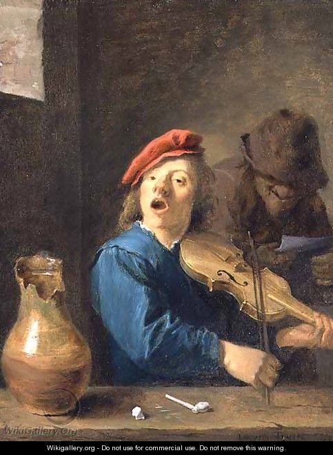 The Fiddler, 1633 - David The Younger Teniers