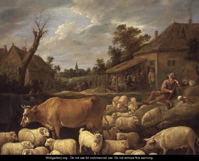 The Good Shepherd - David The Younger Teniers