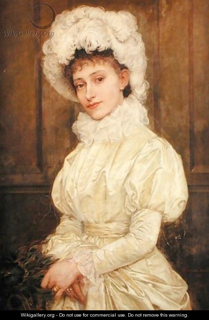 Portrait of Mrs Spencer Herapalt, nee Ada Oakes, 1880 - Georgina Koberwein Terrell