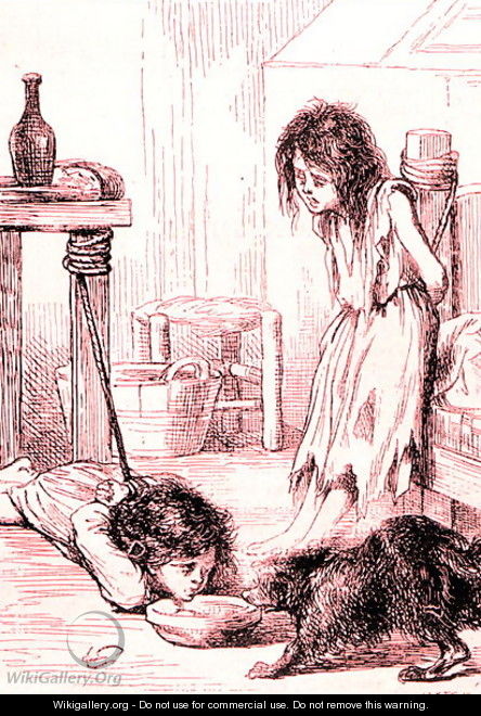 The Pitiful Children, illustration from LAnnee Illustree, 1868 - Gerard Seguin
