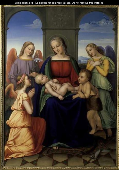 Madonna with Angels, 1823 - Louise Seidler