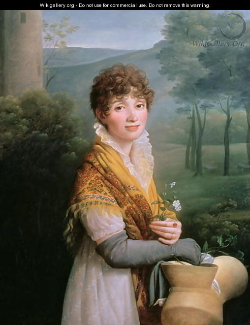 Portrait of a Young Woman - Gioacchino Giuseppe Serangeli