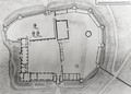 Plan for the first floor of the Chateau de Vallery, from Terres de Bourgogne, Berry, etc., 1682 - Lallemant, Nicolas and Sengher, Henry
