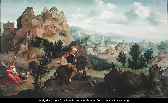 St George and the Dragon - Jan Van Scorel