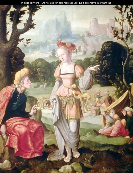 Ruth and Naomi in the field of Boaz, c.1530-40 - Jan Van Scorel
