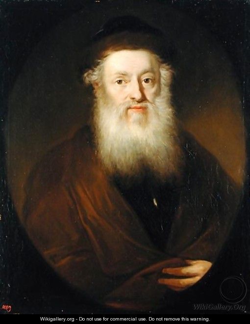 Portrait of a Rabbi, c.1709 - Andreas Scheits