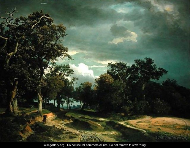 The Path on the Edge of the Wood, c.1851 - Johann Wilhelm Schirmer