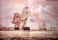 HMS 'Shannon' leading the Chesapeake into Halifax Harbour, 1813 - John Christian Schetky