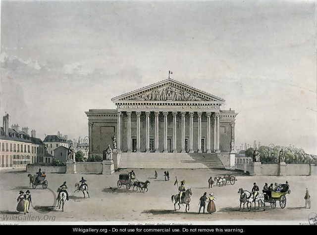 The Chamber of Deputies, Paris, 1832 - (after) Schmidt, Bernhard