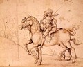 Savages on Horseback - Ludwig Schongauer