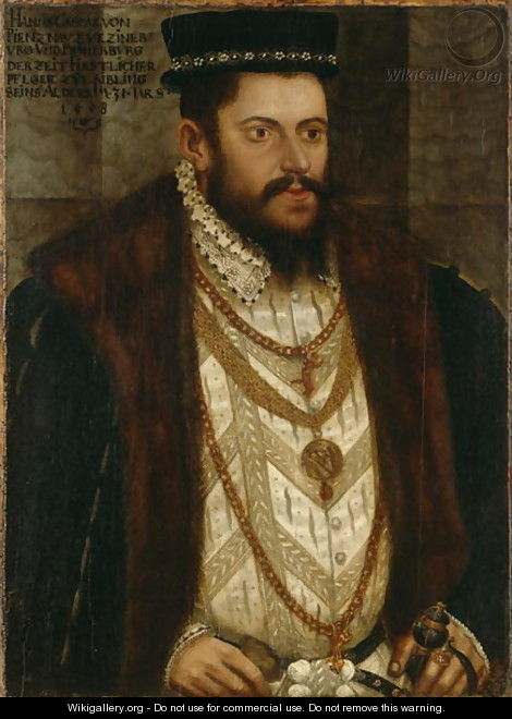 Portrait of Hans Caspar von Pienzenau, 1558 - Hans, the Younger Schoepfer or Schopfer