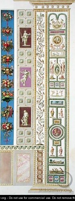 Panel from the Raphael Loggia at the Vatican, from Delle Loggie di Rafaele nel Vaticano, engraved by Giovanni Ottaviani c.1735-1808, published c.1772-77 5 - (after) Savorelli, G. and Camporesi, P.