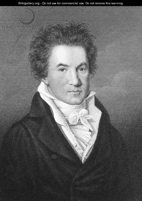 Portrait of Ludwig van Beethoven 1770-1827 - Johann Gottfried Scheffner