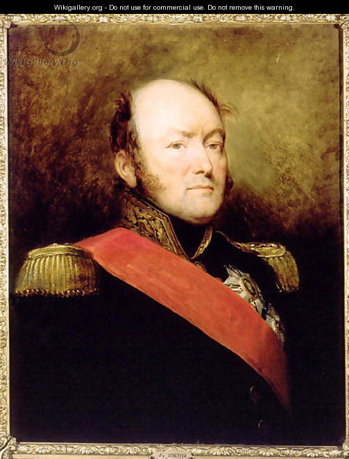 Portrait of Count Jean-Baptiste Drouet dErlon 1765-1844 Marshal of France - Ary Scheffer