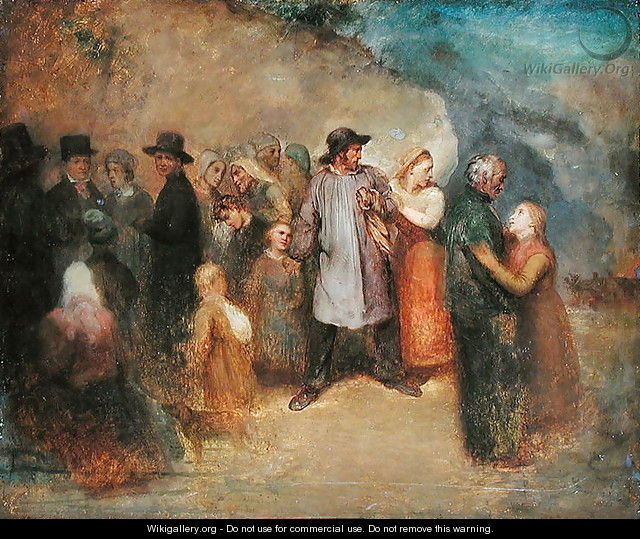Scene of an Exodus, c.1858 - Ary Scheffer