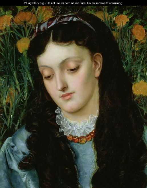 The Beautiful Wallflower, 1870 - Emma Sandys