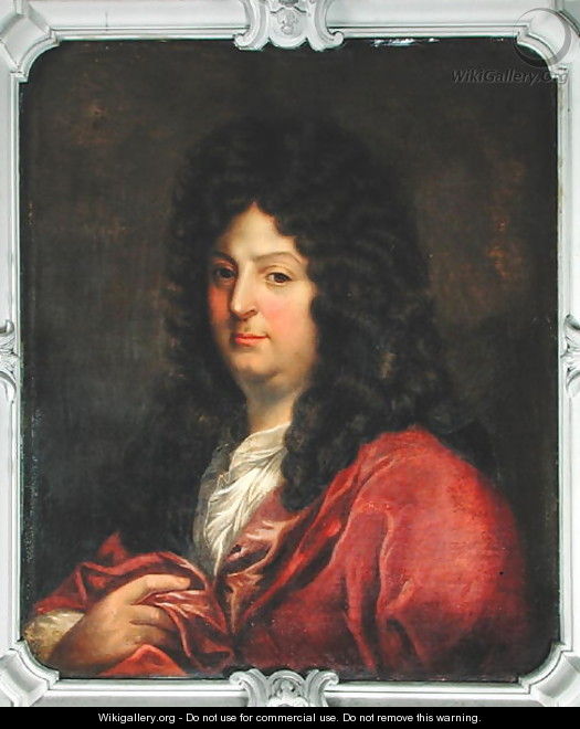 Portrait of Jean Racine 1639-99 2 - Jean-Baptiste Santerre