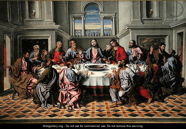 The Last Supper - Girolamo da Santacroce