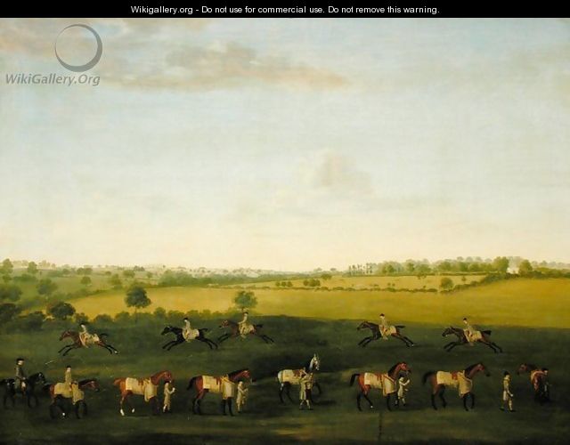 Sir Charles Warre Malets String of Racehorses at Exercise - Francis Sartorius