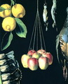 Still life with dead birds, fruit and vegetables, detail, 1602 - Juan Sanchez Cotan
