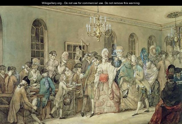 Bagnigge Wells, Finsbury, London, on a Sunday Evening, 1779 - John Sanders