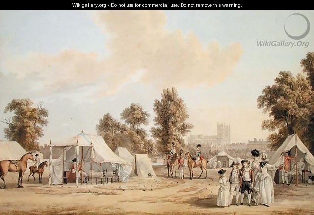 An encampment in St. Jamess Park - Paul Sandby