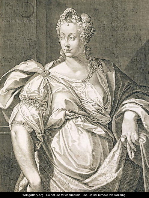 Livia Drusilla c.55 BC - AD 29 wife of Octavian - Aegidius Sadeler or Saedeler