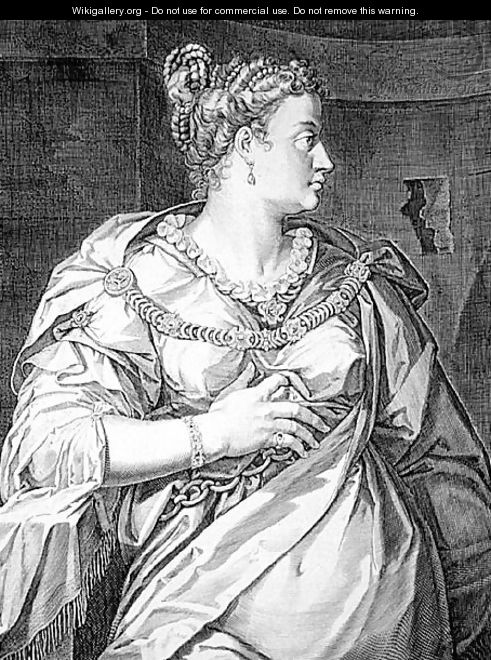 Petronia first wife of Vitellus - Aegidius Sadeler or Saedeler